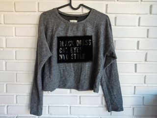 Jersey gris IKKS talla S