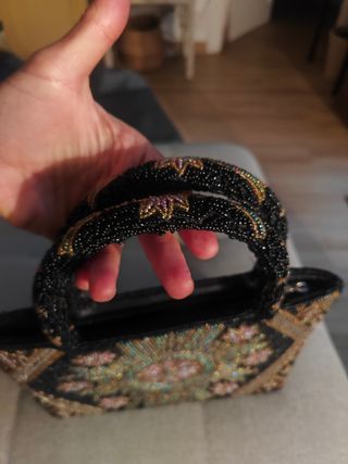 Bolso de mano Vintage con cuentas