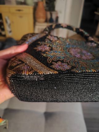 Bolso de mano Vintage con cuentas