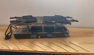 Máquina Raclette con plancha
