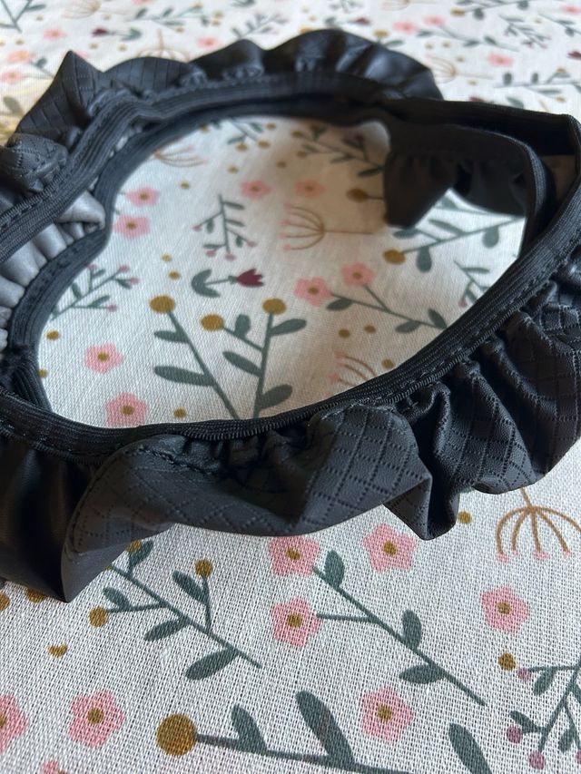 Protector de volante de coche negro