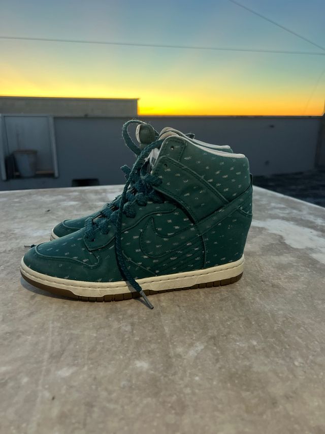 Nike Dunk Sky High Verdi Zeppa RARE