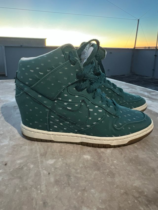 Nike Dunk Sky High Verdi Zeppa RARE