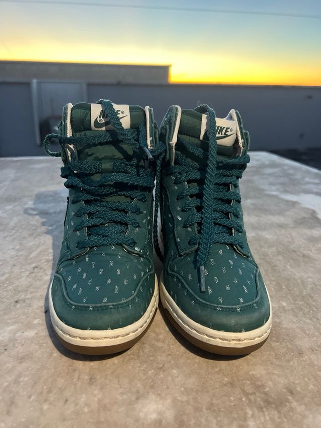 Nike Dunk Sky High Verdi Zeppa RARE