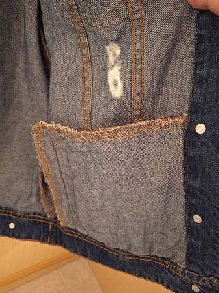 Cazadora vaquera denim Green Coast tachuelas