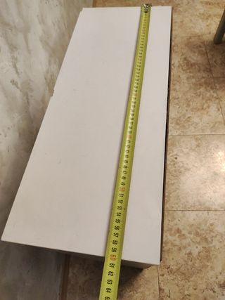 Zapatero blanco de plástico