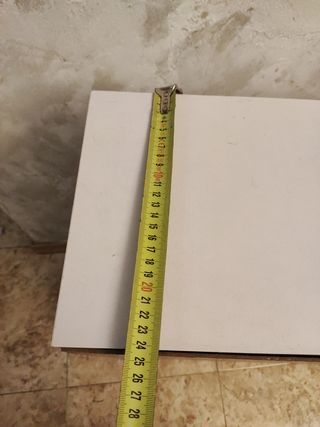 Zapatero blanco de plástico