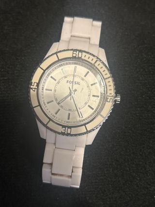 Fossil Stella ES2442 Reloj Cerámica Blanco