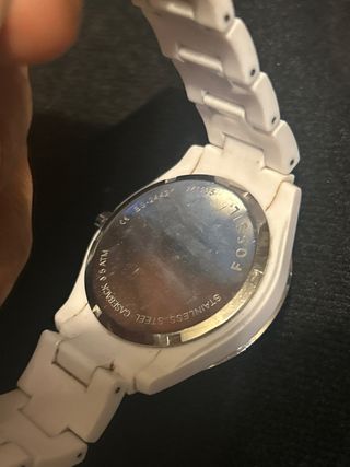 Fossil Stella ES2442 Reloj Cerámica Blanco