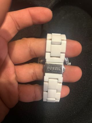 Fossil Stella ES2442 Reloj Cerámica Blanco
