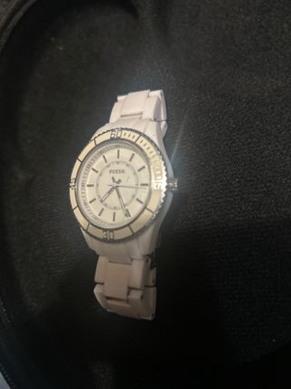 Fossil Stella ES2442 Reloj Cerámica Blanco