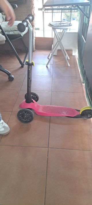 Patinete infantil 3 ruedas rosa
