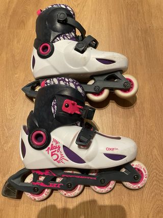 Patines infantiles talla 34-36 con protecciones