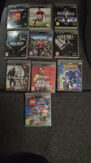 Confezione da 9 videogiochi per PS3