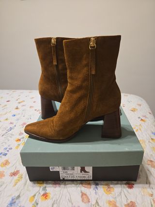 Botines Marrones Ángel Alarcón Talla 37
