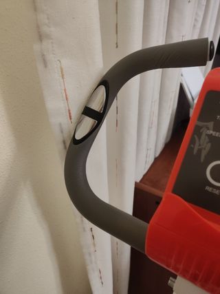 Bicicleta Estática Plegable Naranja y Gris