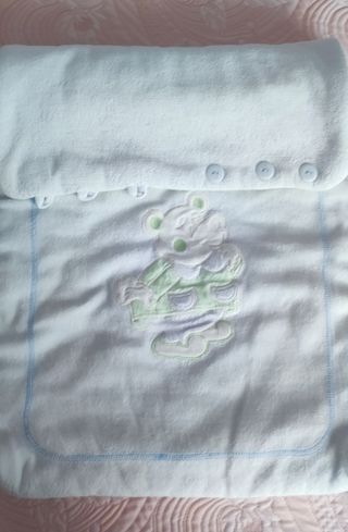 Saco dormir bebé oso azul