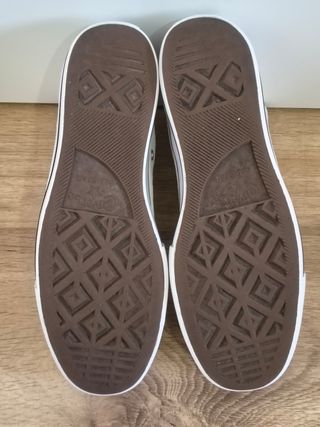Converse con plataforma talla 40 color blanco