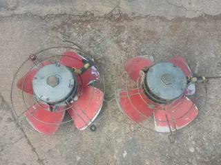 2 Ventiladores Industriales Rojo