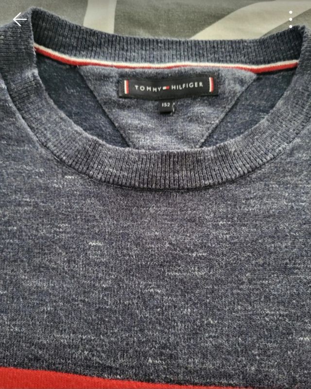 Jersey Tommy Hilfiger azul y rojo