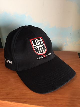 Gorra Luminox Negra Swiss Made