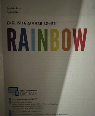 Libro “English Grammar A2-B2 Rainbow”