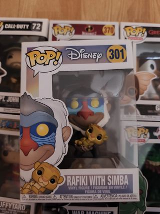 Funko Pop Disney Rafiki con Simba 301