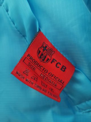 Abrigo FC Barcelona Plumas Vintage Reversible 2000