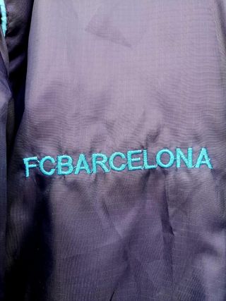 Abrigo FC Barcelona Plumas Vintage Reversible 2000