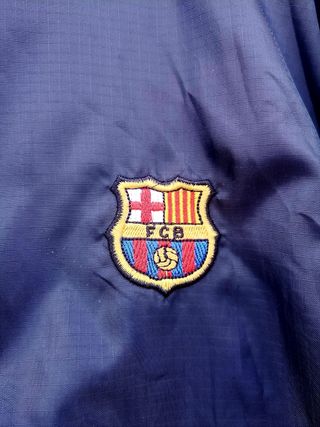 Abrigo FC Barcelona Plumas Vintage Reversible 2000