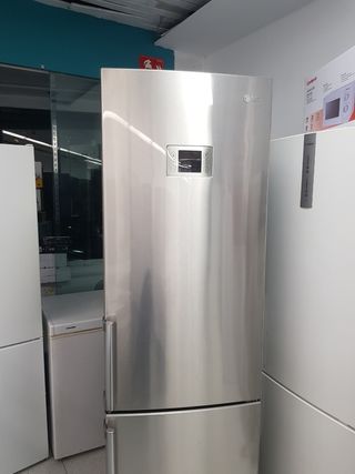 Nevera Combi inox LG 2m con garantía 