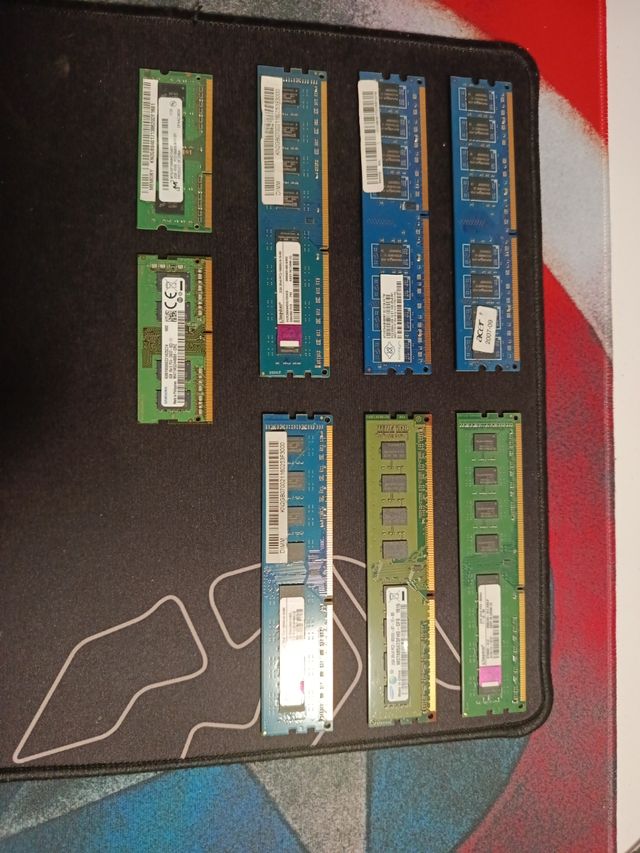 Tarjetas RAM DDR3 y DDR4