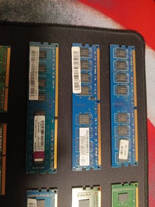 Tarjetas RAM DDR3 y DDR4