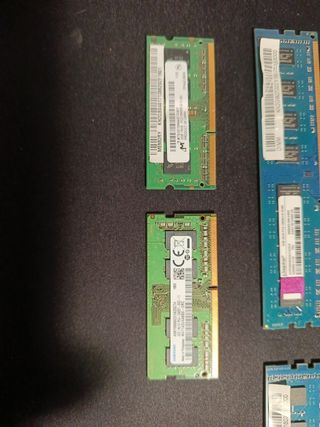 Tarjetas RAM DDR3 y DDR4