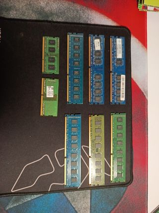 Tarjetas RAM DDR3 y DDR4