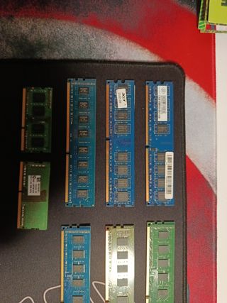 Tarjetas RAM DDR3 y DDR4