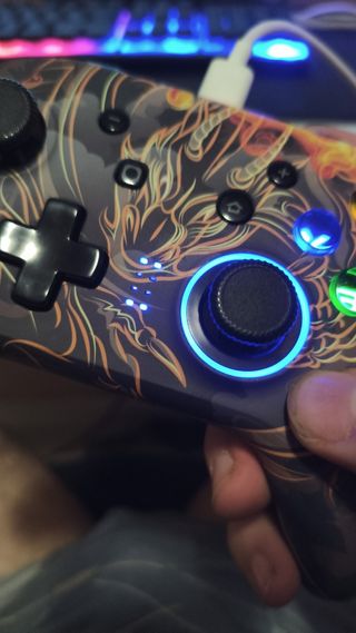 Mando PC RGB Diseño dragón ball No envío 