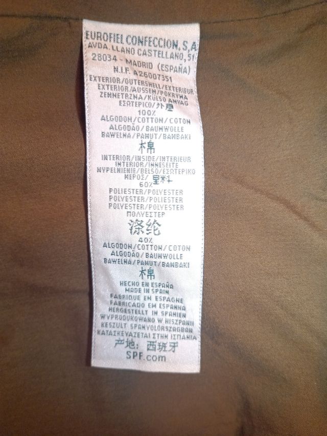 Americana Springfield Marrón Hombre  Talla L