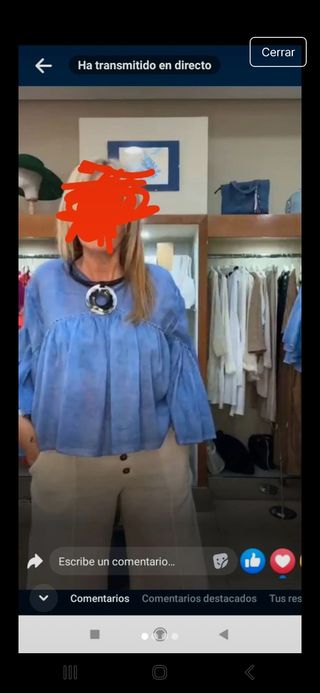 Blusa Boho Oversize Seda Indhú Talla Única