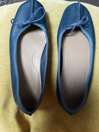 Zapatos planos Clarks azules