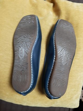 Zapatos planos Clarks azules