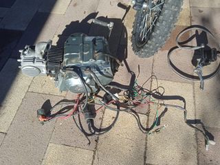 Pitbike 90cc Semiautomática + Motor