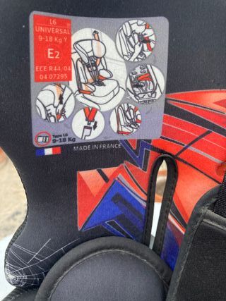 Silla de coche infantil Spiderman Marvel