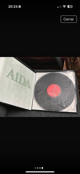 Vinilo LP Aida de Verdi de Placido Domingo