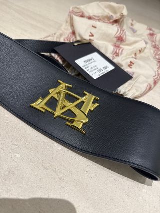 Cinturón Masavi Negro y Dorado
