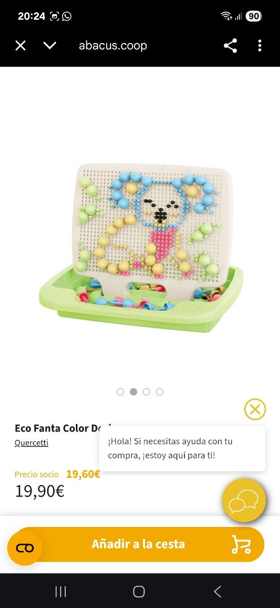 Juego construcción Fanta Color Play Eco+ Quercetti