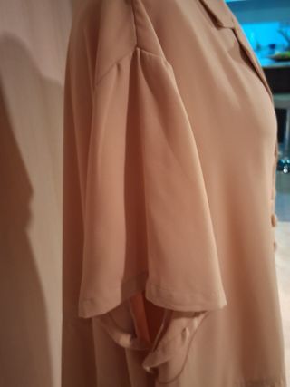 Vestido/Blusón Beige Amplio Talla XXXL