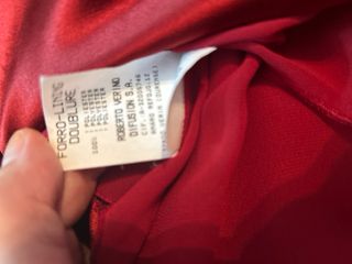 Vestido largo fiesta Roberto Verino rojo