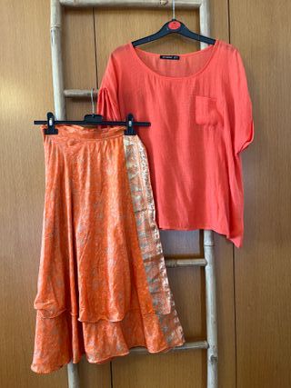 Conjunto falda india y blusa Atmosphere