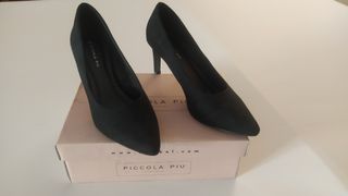 Zapatos de salón PICCOLA PIU negros talla 40